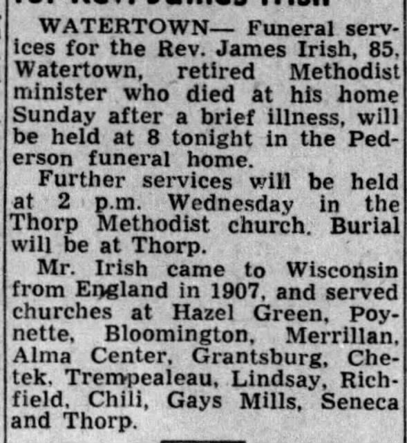 Clipping from Wisconsin State Journal